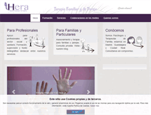Tablet Screenshot of heraterapiafamiliar.com